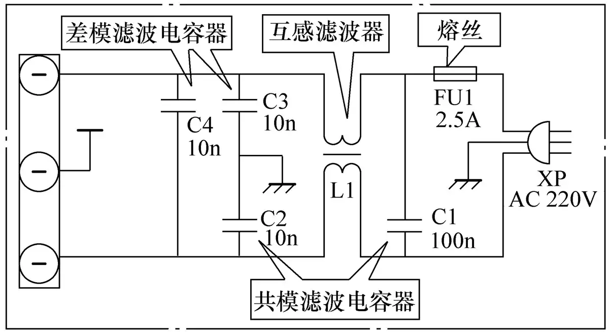 典型市电滤波电路