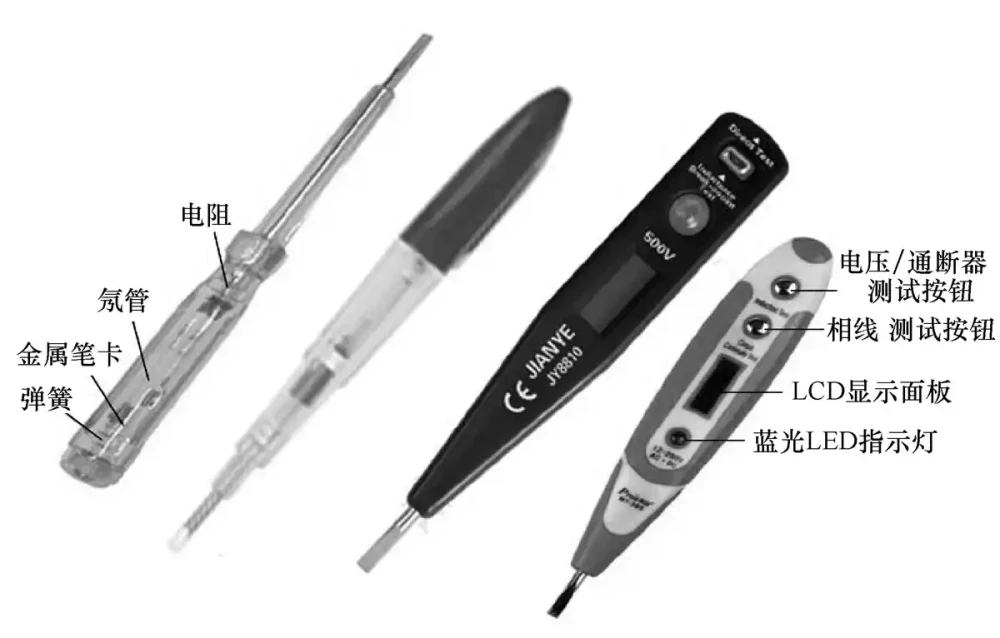 试电笔实物结构