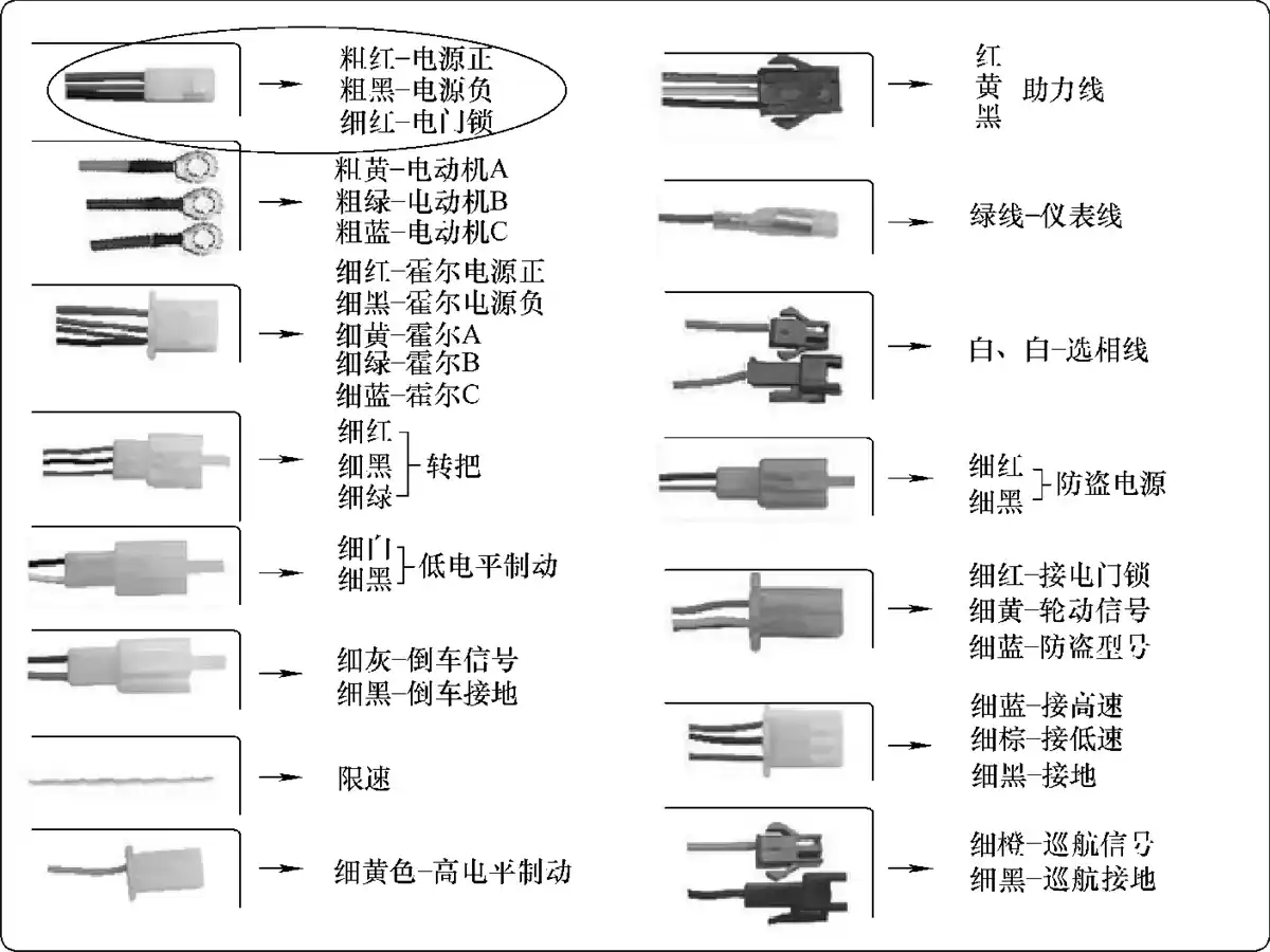 350W 控制器接线参考图