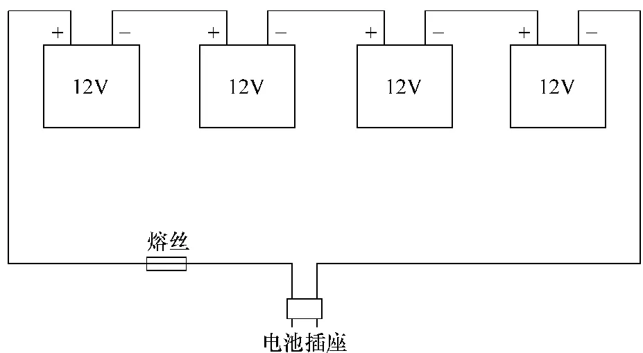 电动自行车蓄电池线路连接图