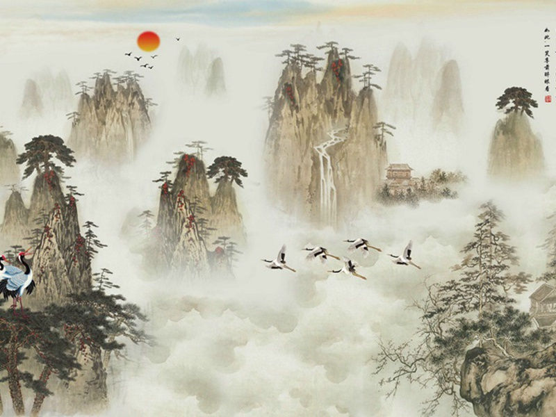 回雁峰前的歌哭-杜甫潇湘夕霁