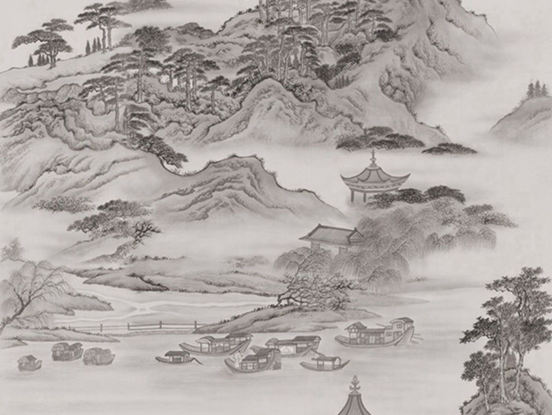 乘兴而来-杜甫江汉风帆