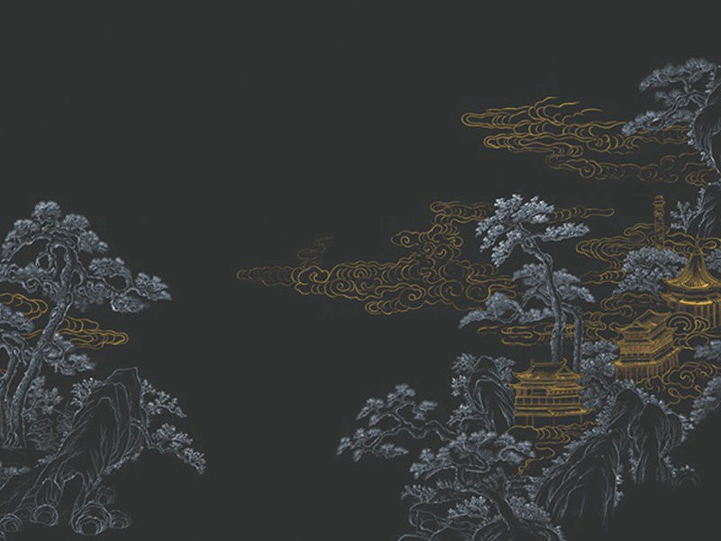 题李尊师松树障子歌